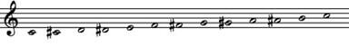 CHROMATIC SCALE How To Use The following pages are graphic, musical representations of the 12 major scales, modes, and scale chords found in western music. Each scale is graphically displayed: • by letter-name diatonically (2nds, in rows), • in 3rds (by column, and